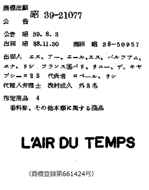 標章目録